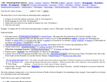 Tablet Screenshot of interesting-books-selector.com
